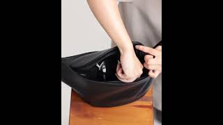 GLR レザー ファンクショナル スリングバッグ