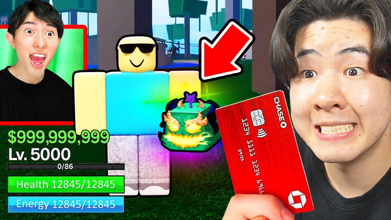 I tried upgrading my friend's account to Blox Fruits - YouTube