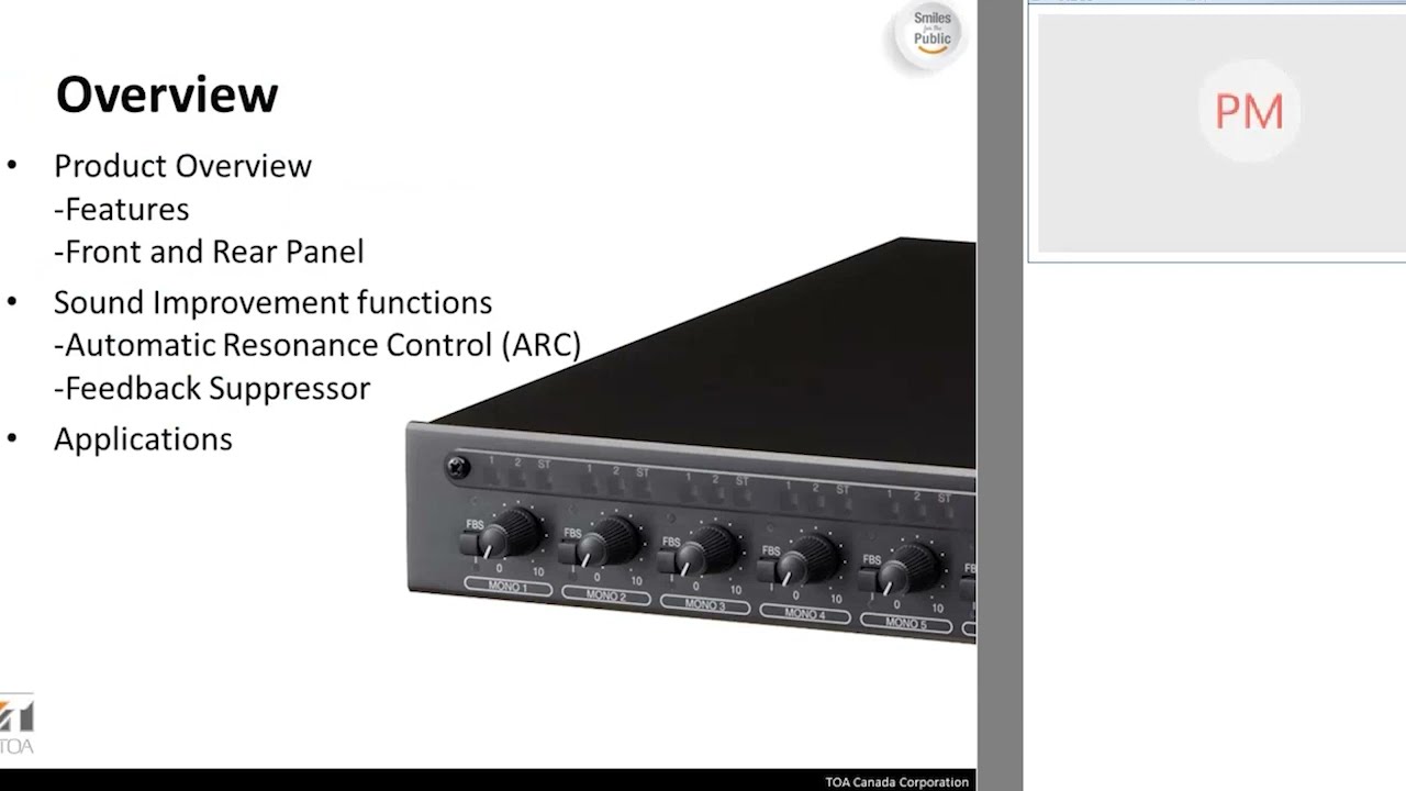 TOA Canada - M-633D Digital Stereo Mixer with ARC Training - YouTube