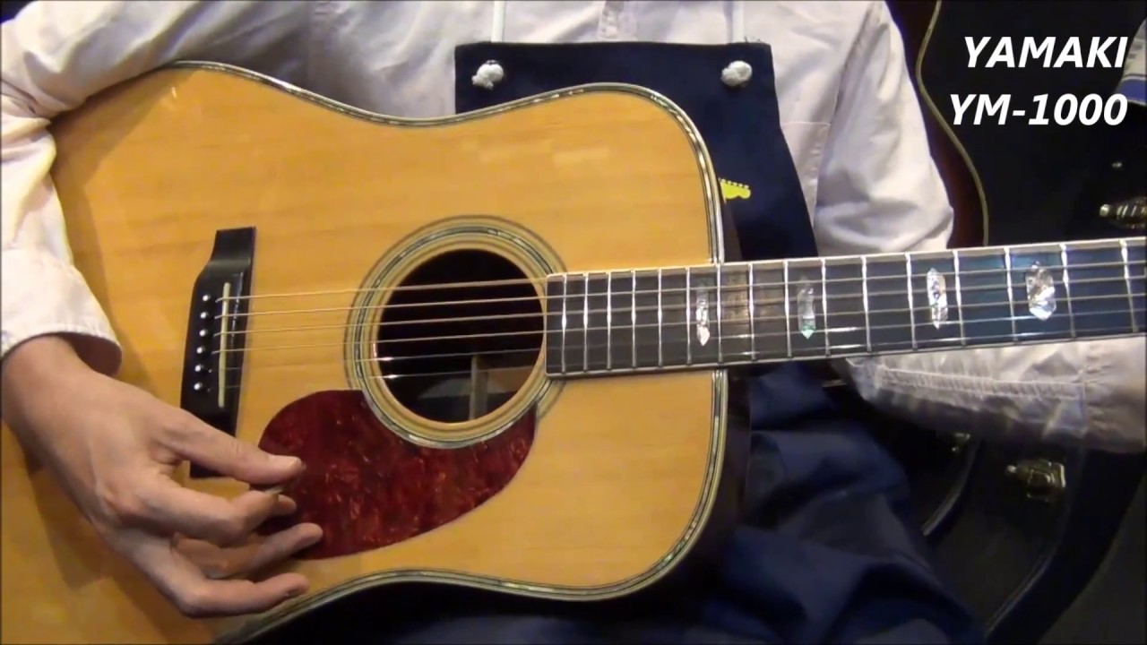 Yamaki ヤマキ YM-500 トップ単板 ジャパンヴィンテージ 3Pバック