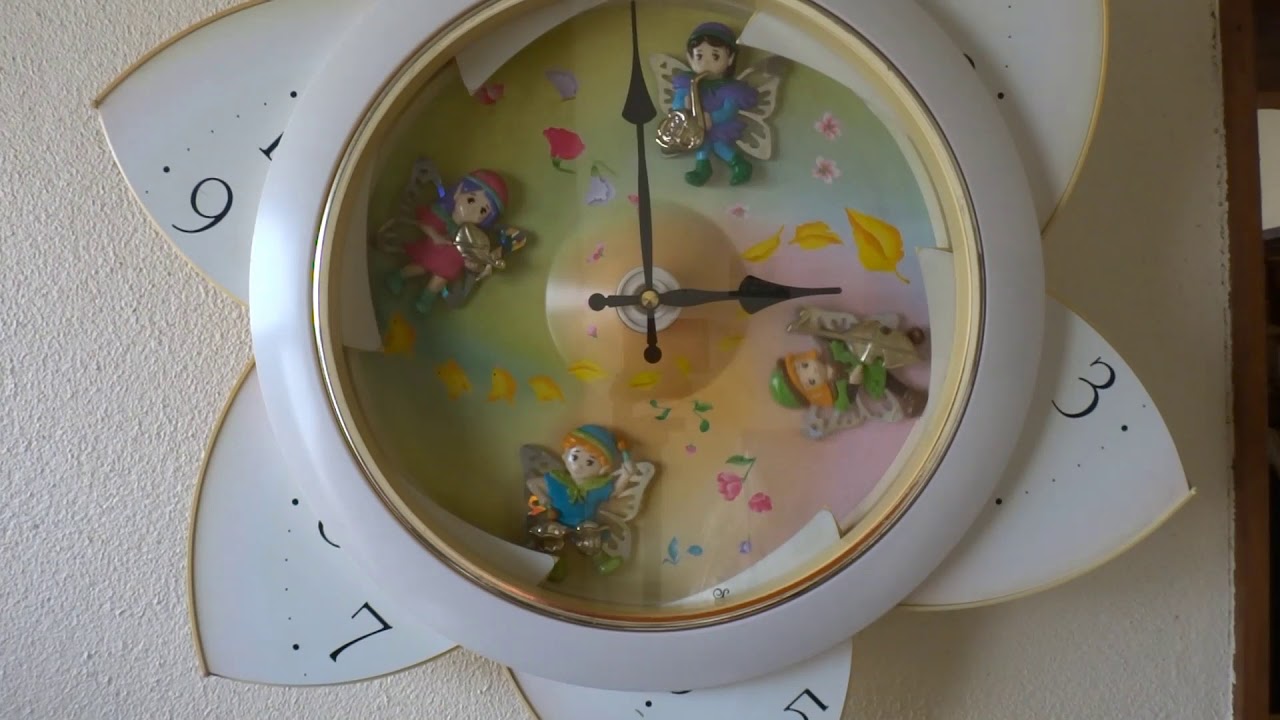 リズム時計 スモールワールドエクロール からくり時計 全曲 - YouTube