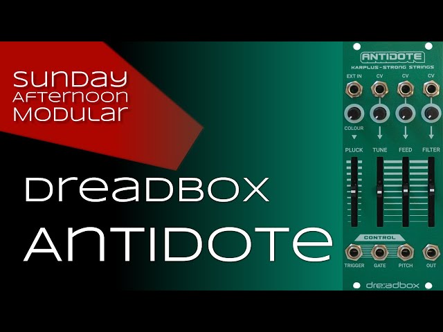 Dreadbox Antidote Introduction (and drums through external input