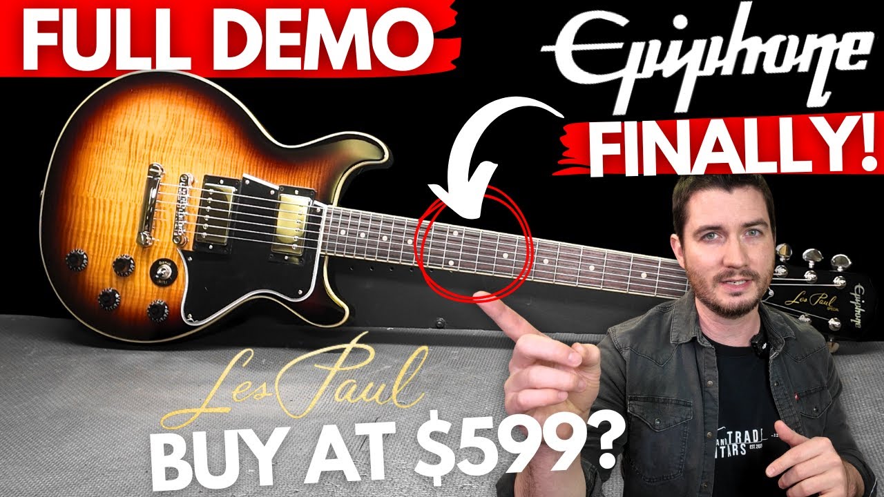 NEW Epiphone Les Paul Special DC Figured FULL DEMO - YouTube