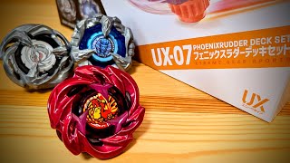 UX-07 Phoenix Ladder Deck Set Beyblade X - YouTube