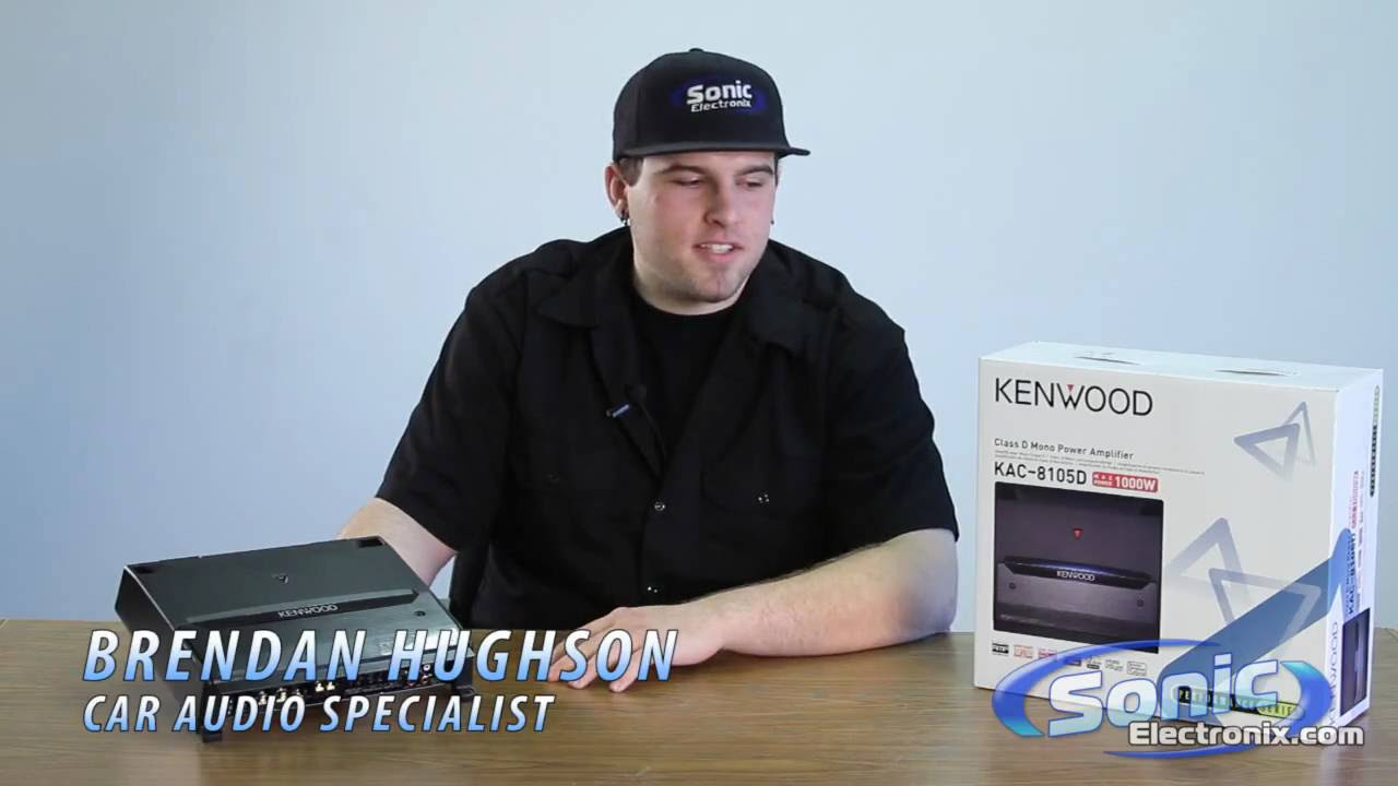 Kenwood KAC-8105D Car Amplifier - YouTube