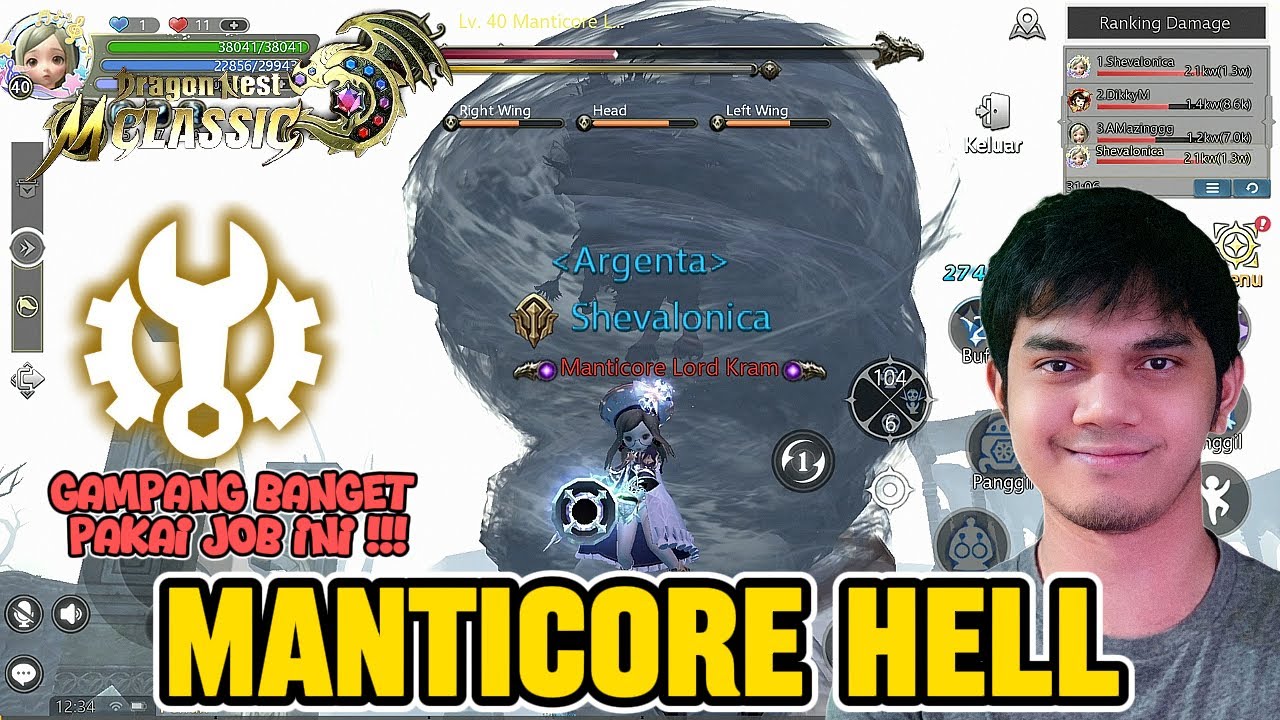 MANTICORE HELL | POV ENGINEER FULL STAGE - DRAGON NEST M: CLASSIC