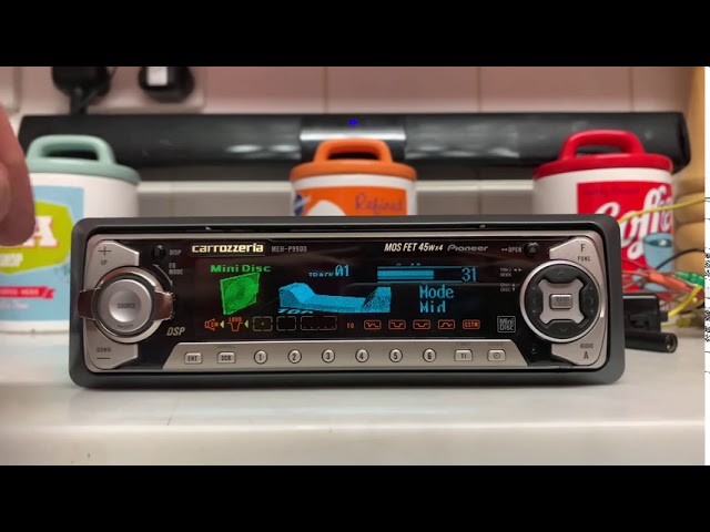 Pioneer (Carrozzeria) MEH P9900 minidisc JDM model. - YouTube