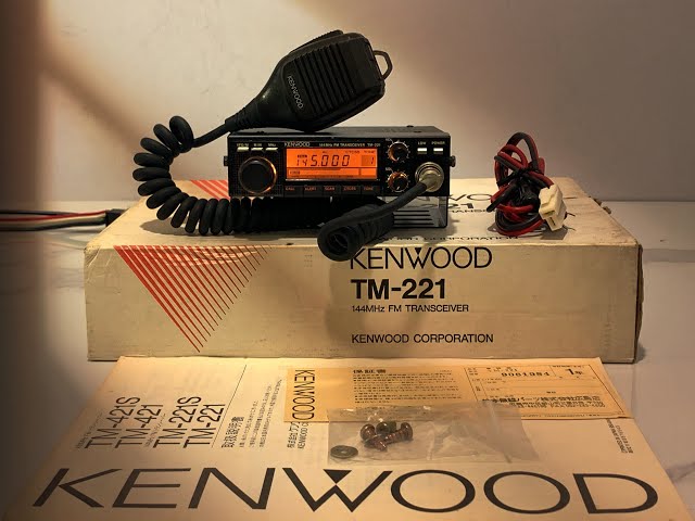 Kenwood TM-221 VHF Open Duzbuk - YouTube