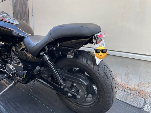 エリミネーター250V リアフェンダーショート化＆社外LEDテールDIY