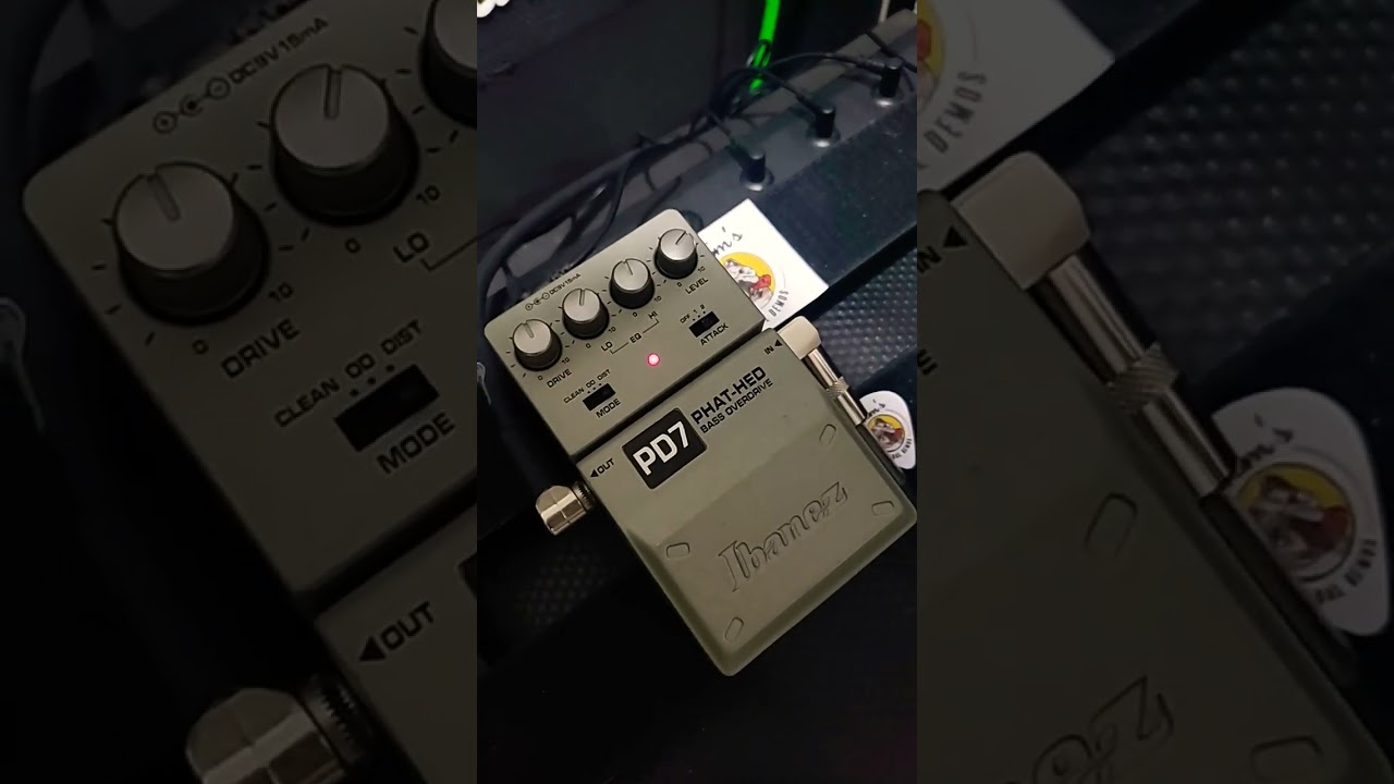 Ibanez PD7 Phat-Hed Bass Overdrive | Effects Database