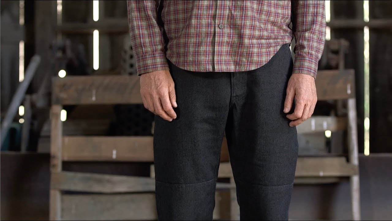 メンズ・アイアン・フォージ・ヘンプ・キャンバス・ダブル・ニー