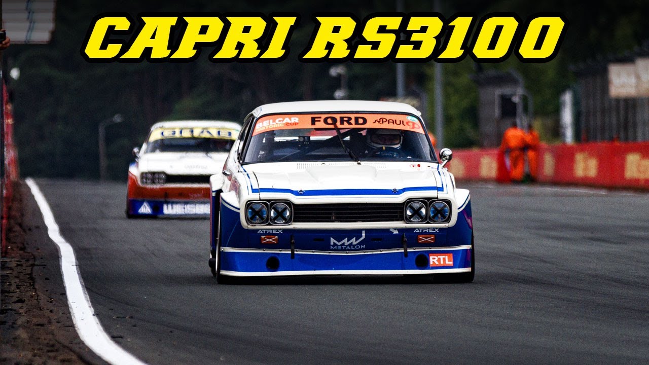 Ford Capri RS3100 | Loud V6 side exhaust | Racing in 2024 - YouTube