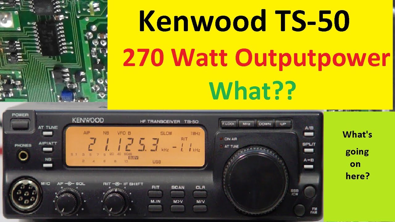 262 Kenwood TS-50 repair ALC - YouTube