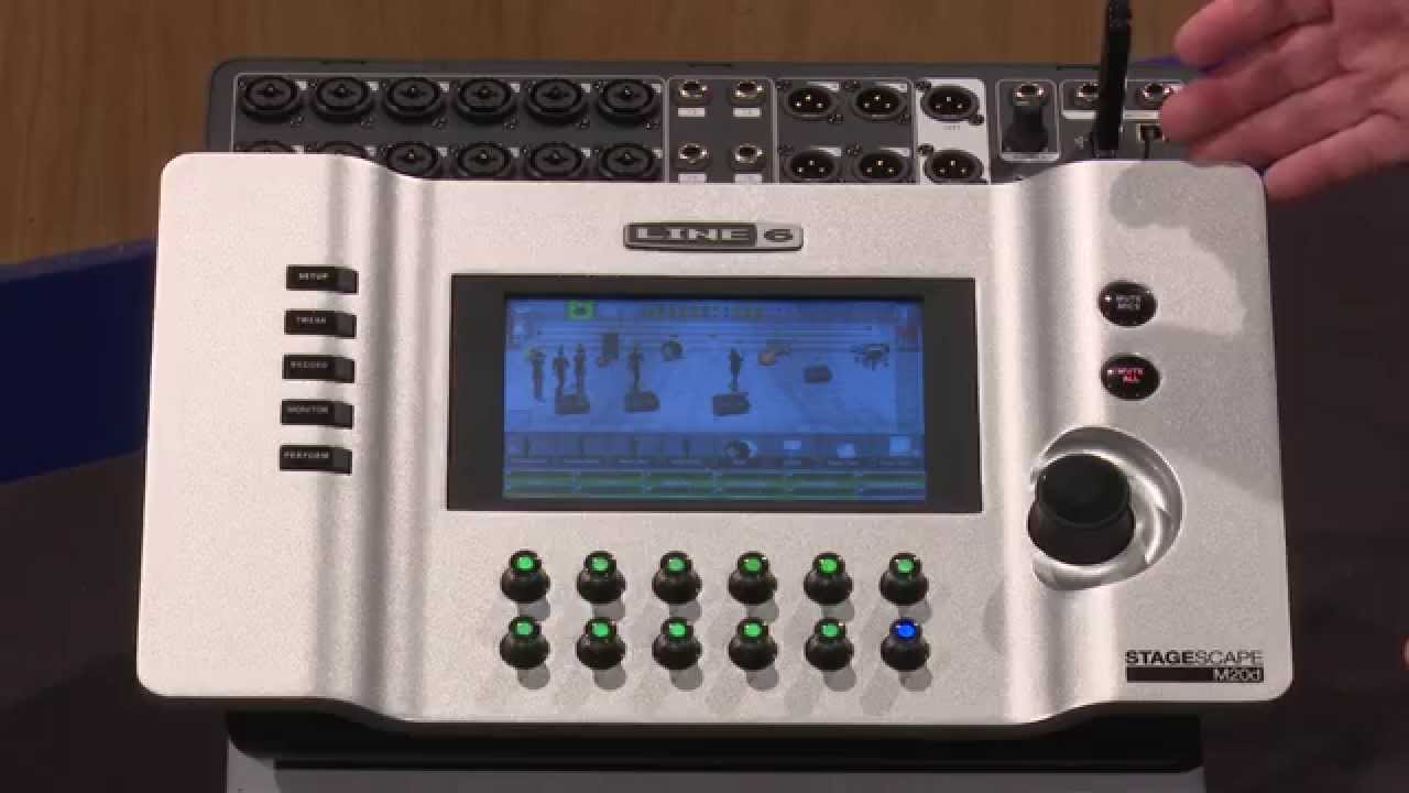 Line 6 StageScape M20d Live Sound Digital Mixer Overview | Full