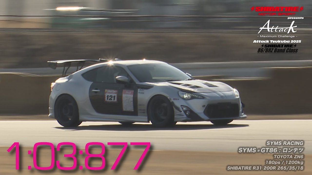Shibatire presents Attack Tsukuba 2025：SYMS⭐︎GT86/ロンテツ