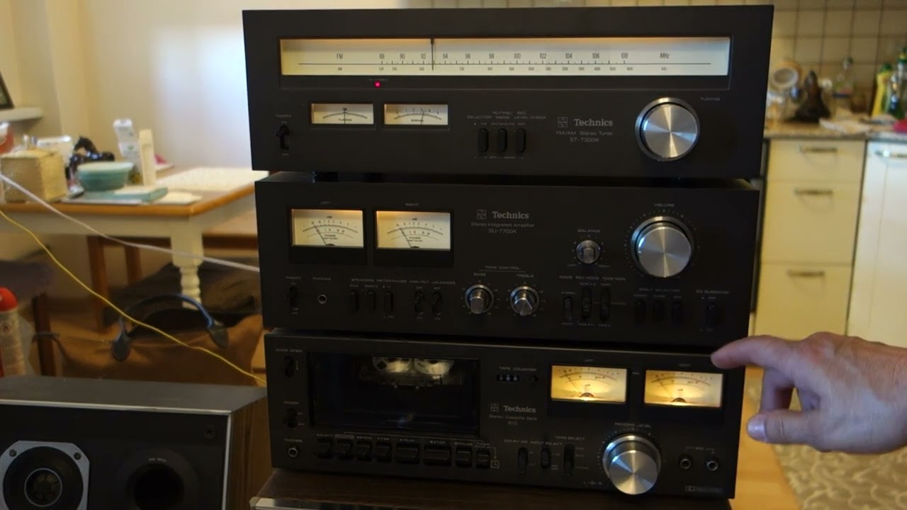 Technics SU-7700K ST-7300K RS-615US & Philips 489 - YouTube
