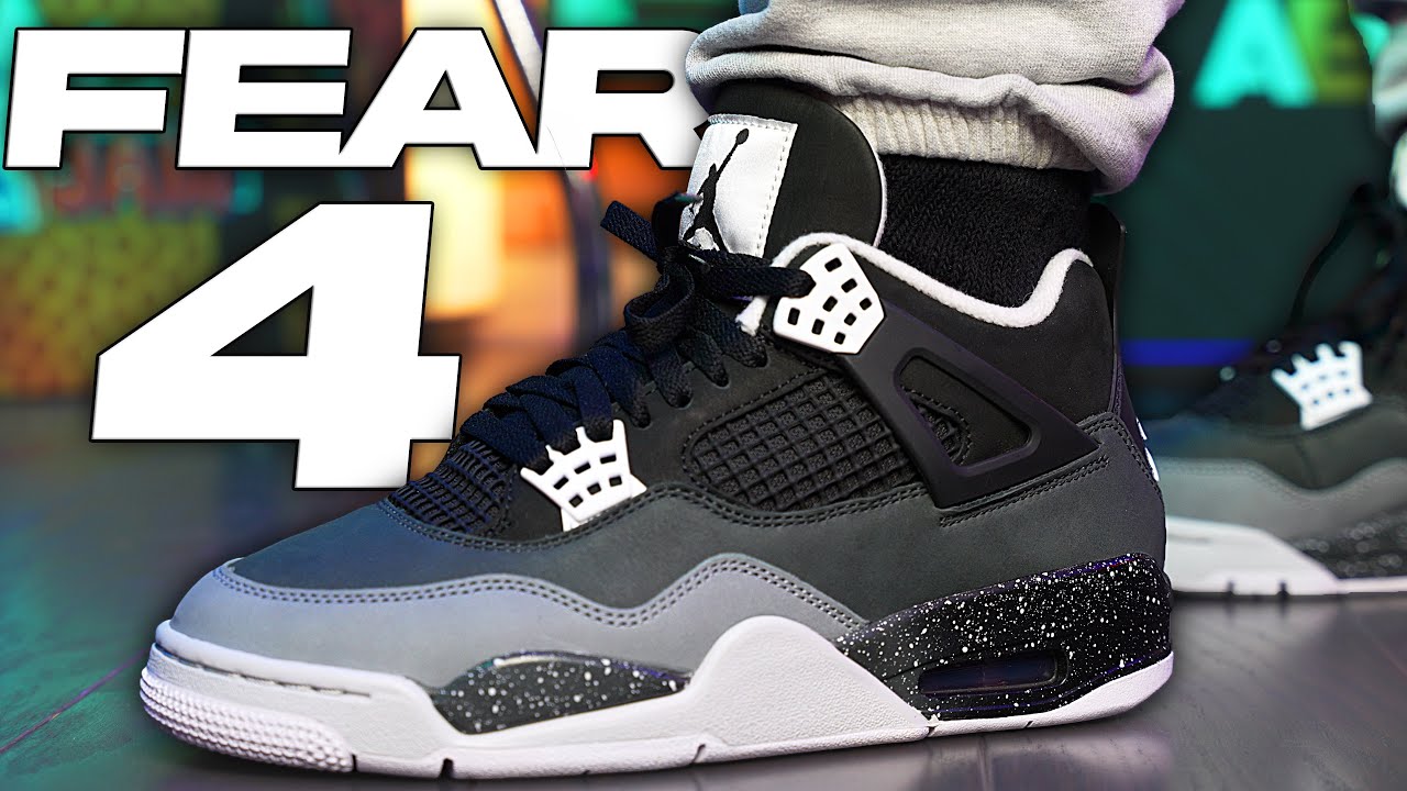 2024 Air Jordan 4 Fear Review + On Foot - YouTube