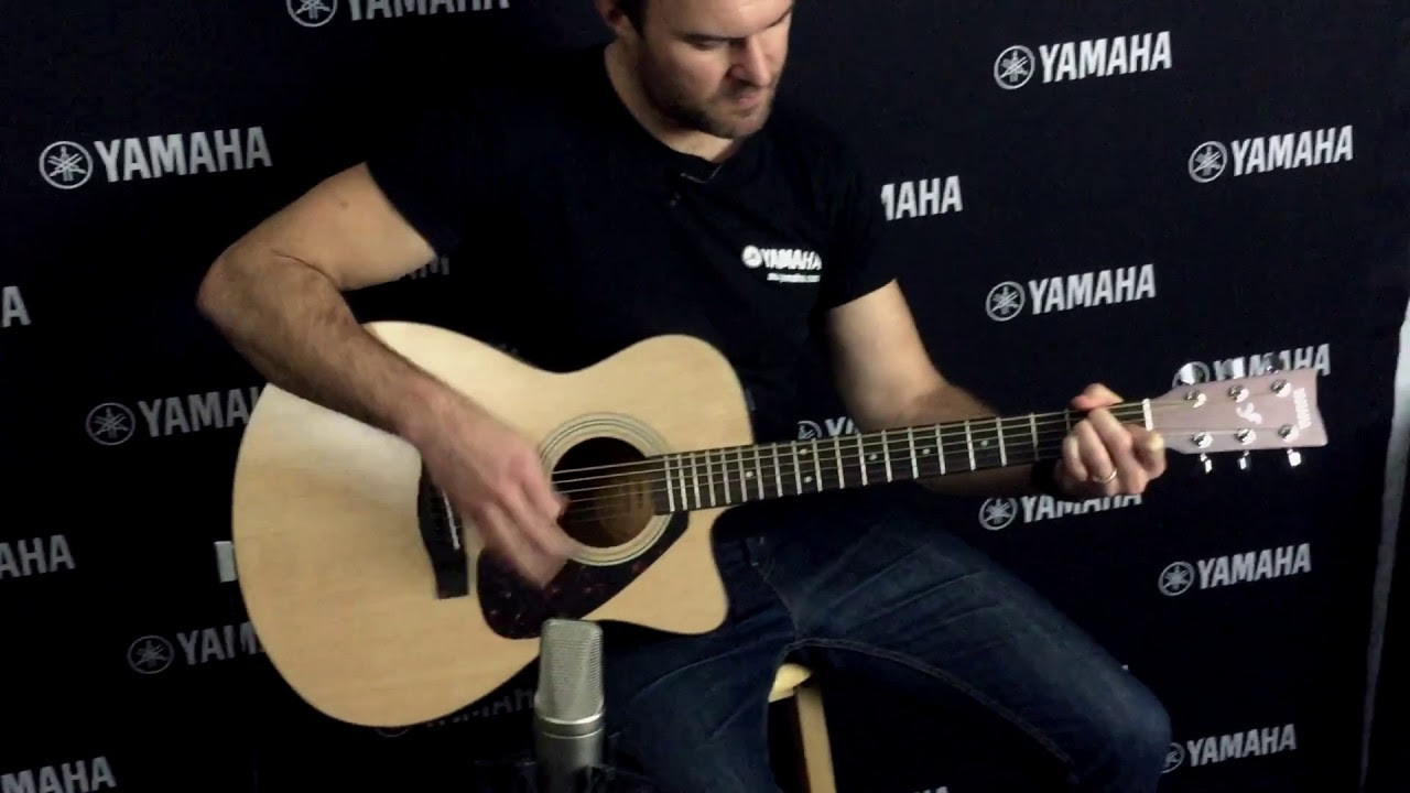 Yamaha FSX315C - Electric Acoustic Guitar - YouTube