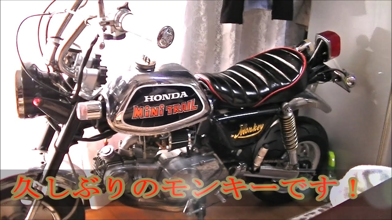 Z50J 4L モンキー 久しぶり外に出してみた！ - YouTube