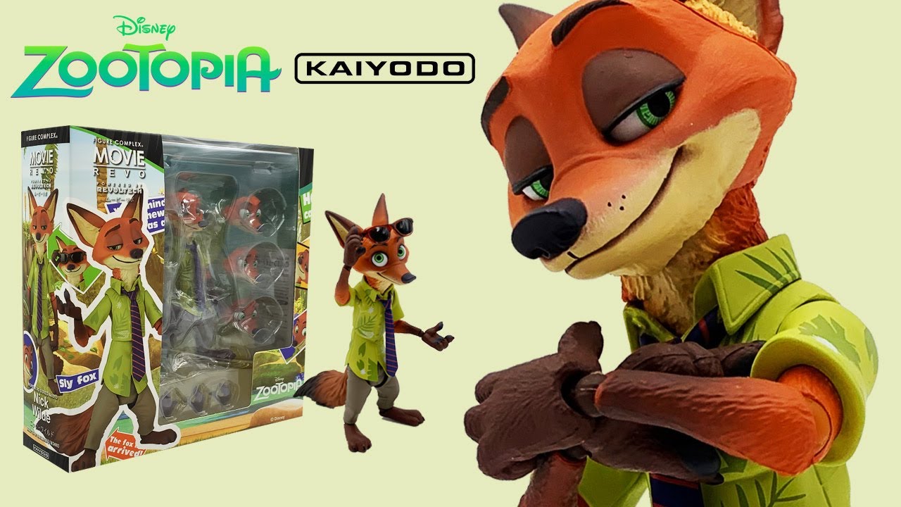ZOOTOPIA】ムービーリボ ニック・ワイルドのフィギュアを紹介！（Nick