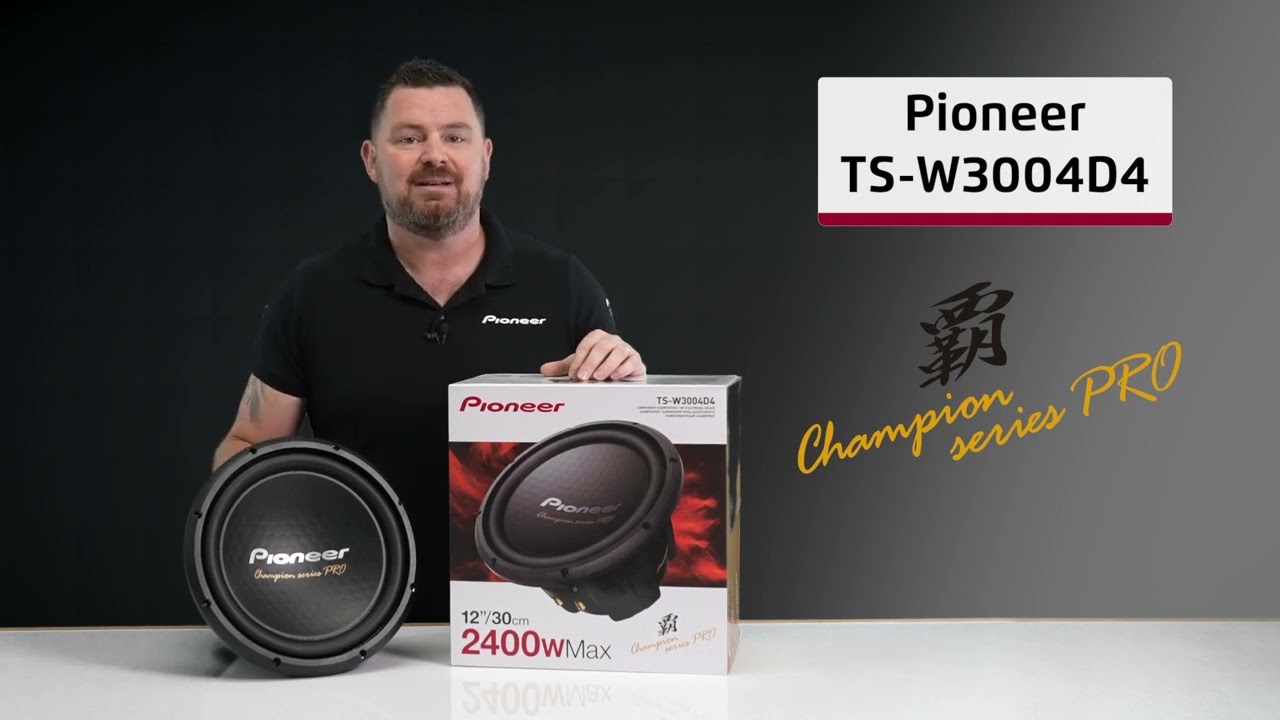 Pioneer TS-W3004 1300W ウーファー Pioneer TS-W3004 1300W ウーファー