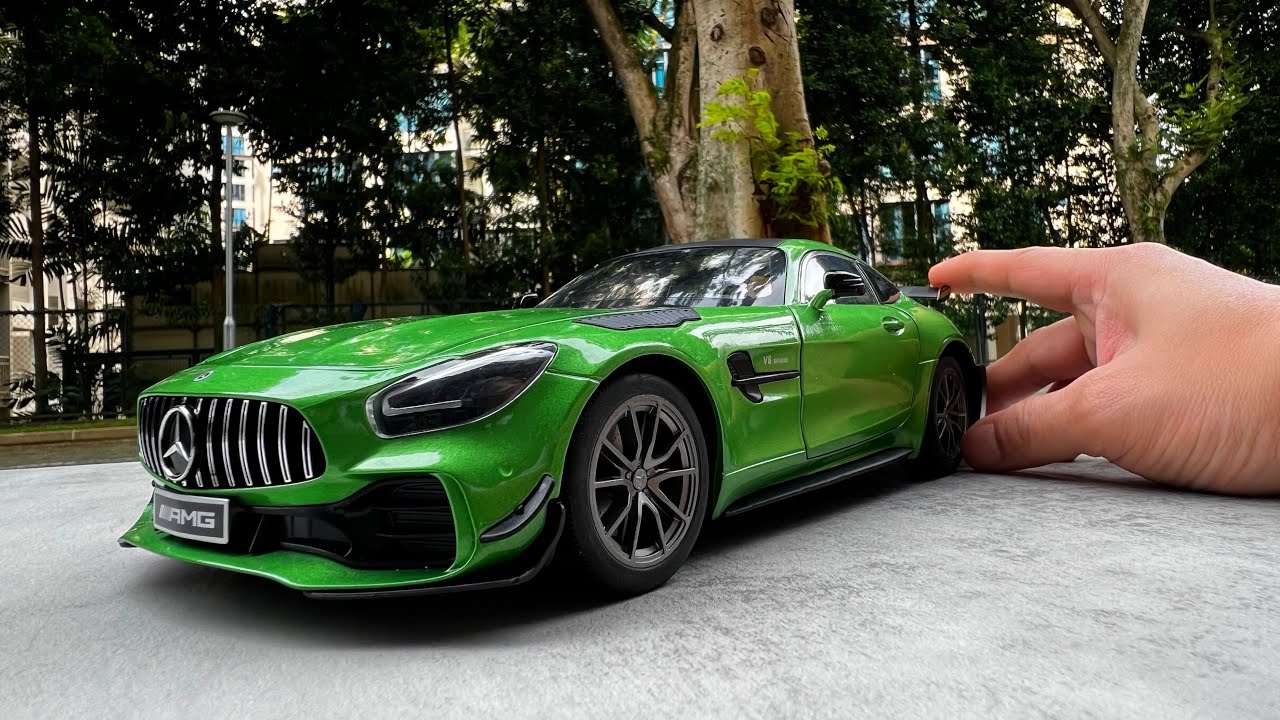 Unboxing Mercedes AMG GT R 1/18 Diecast Model | Diecast Show - YouTube