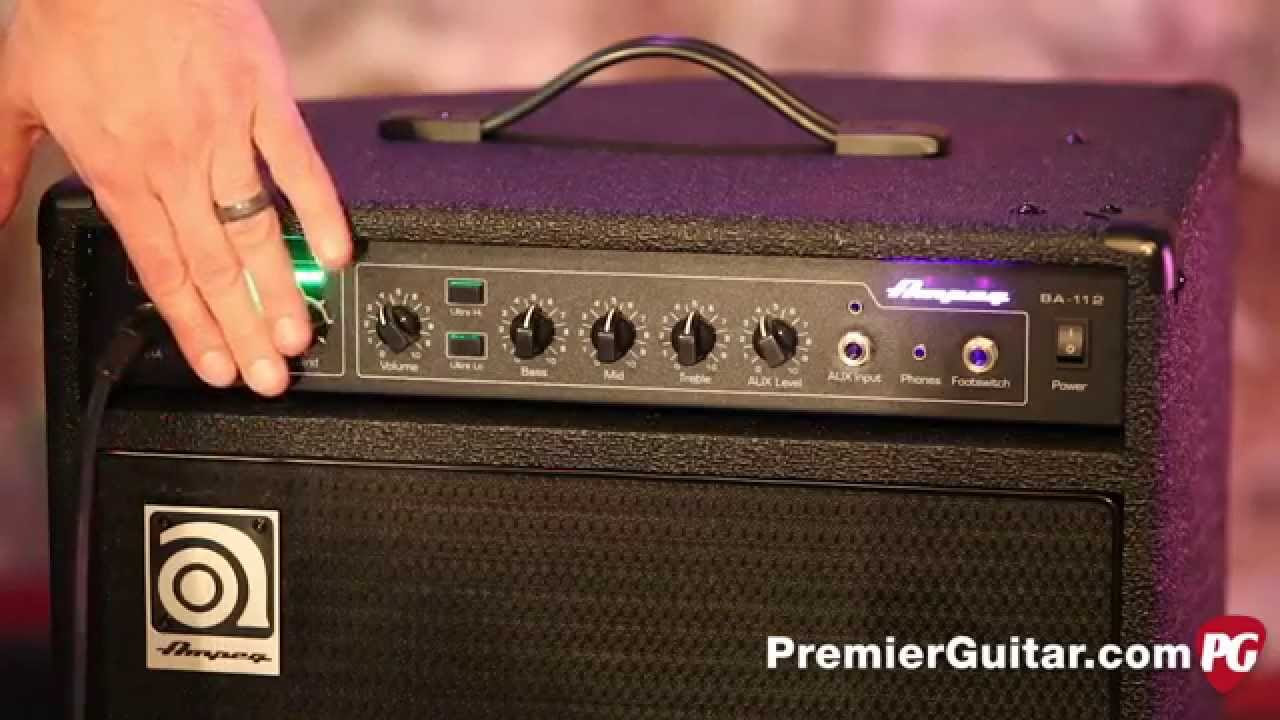 Review Demo - Ampeg BA-112 - YouTube