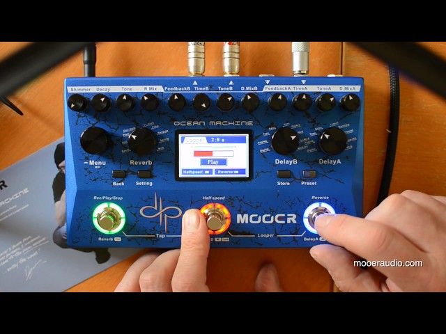 Mooer Audio: OCEAN MACHINE (taking a trip with) - YouTube