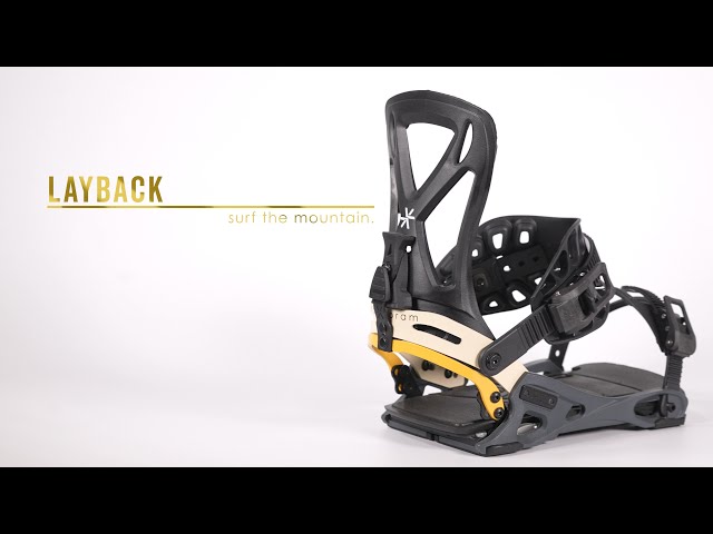 24-25 Layback Snowboard Binding - YouTube