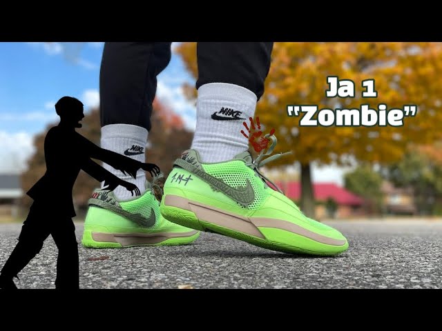 Best Halloween Sneaker in a While?! Nike Ja 1 “Zombie” - YouTube