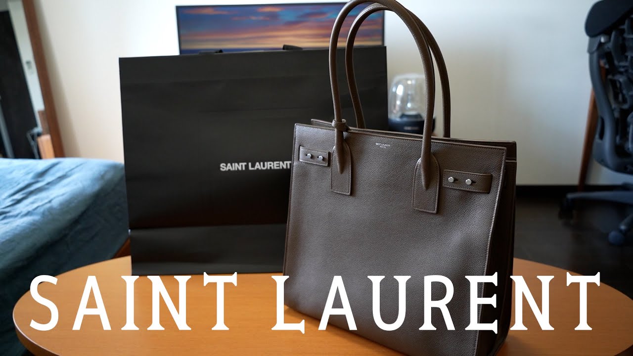 SAINT LAURENT】サック・ド・ジュール トートバッグ - YouTube