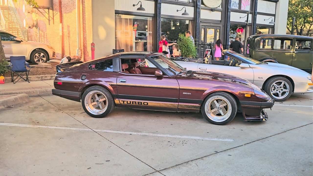 First Friday car show with the Datsun 280zx Turbo / Fairlady Z