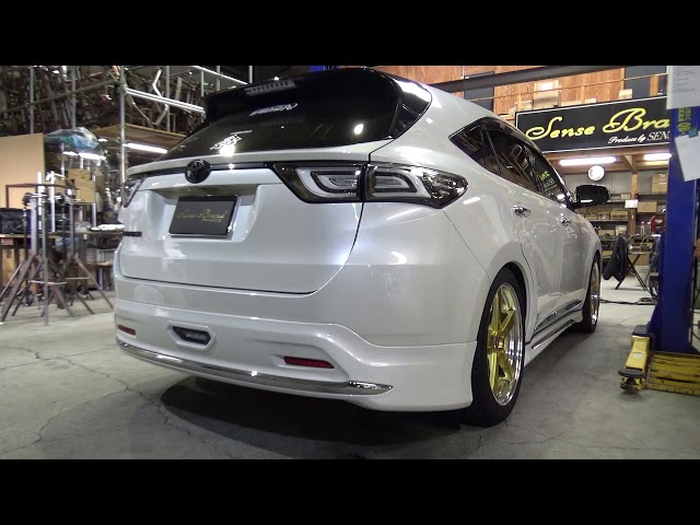 センスブランド ZSU60W 60ハリアー 中間パイプ ストレート マフラー