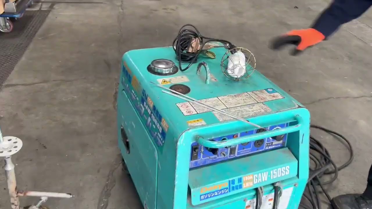 デンヨー ウェルダー 溶接機 GAW-150SS 溶接機兼発電機 簡易テスト
