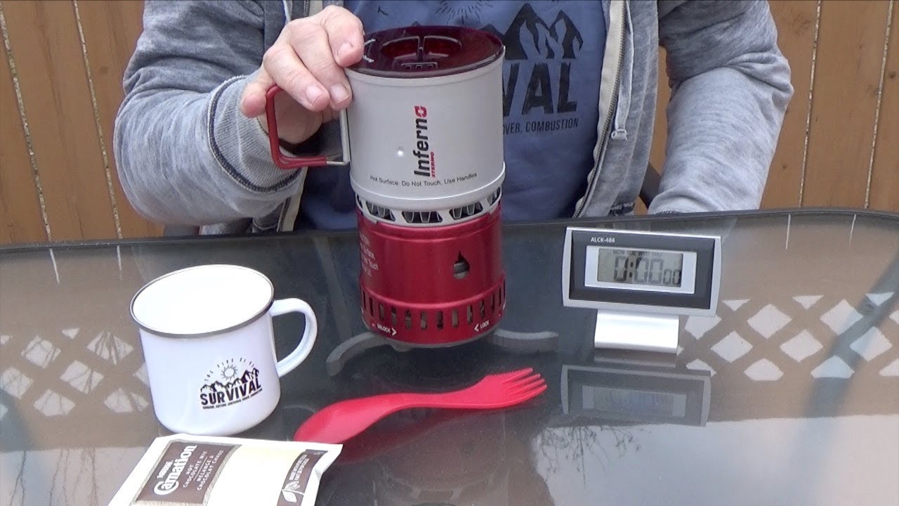 Testing the Sterno Inferno Camp Stove / Making Hot Chocolate - YouTube