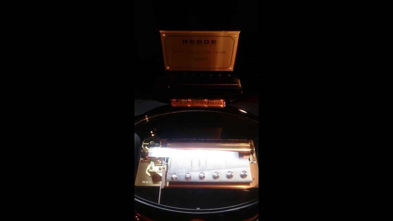 リュージュ社製のオルゴール(72弁)「カノン」 - YouTube