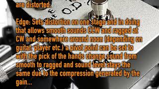 BJFE ODS 34 5-knob pedal - YouTube
