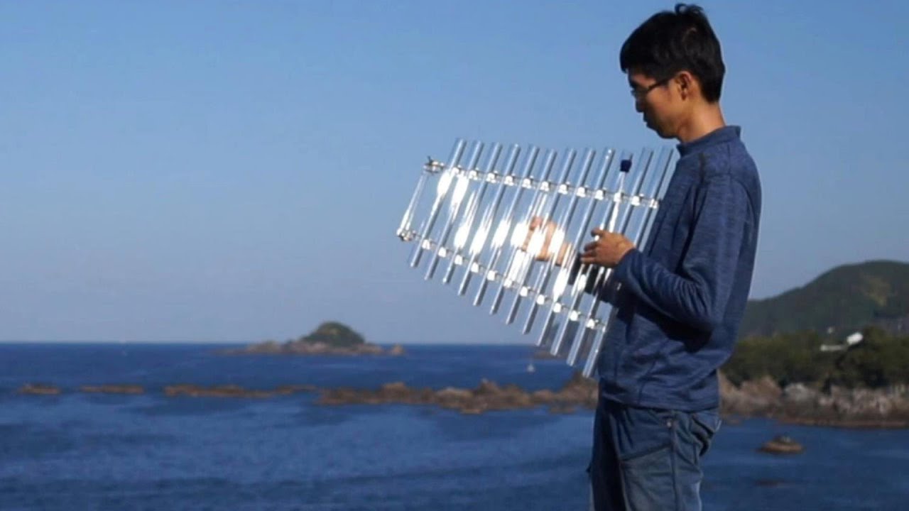 さざなみクリスタルハープが完成しました / さざなみクリスタルハープ