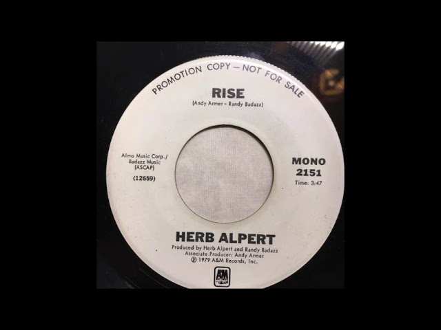 Herb Alpert – Rise (Promo 45 Mono Mix) - YouTube