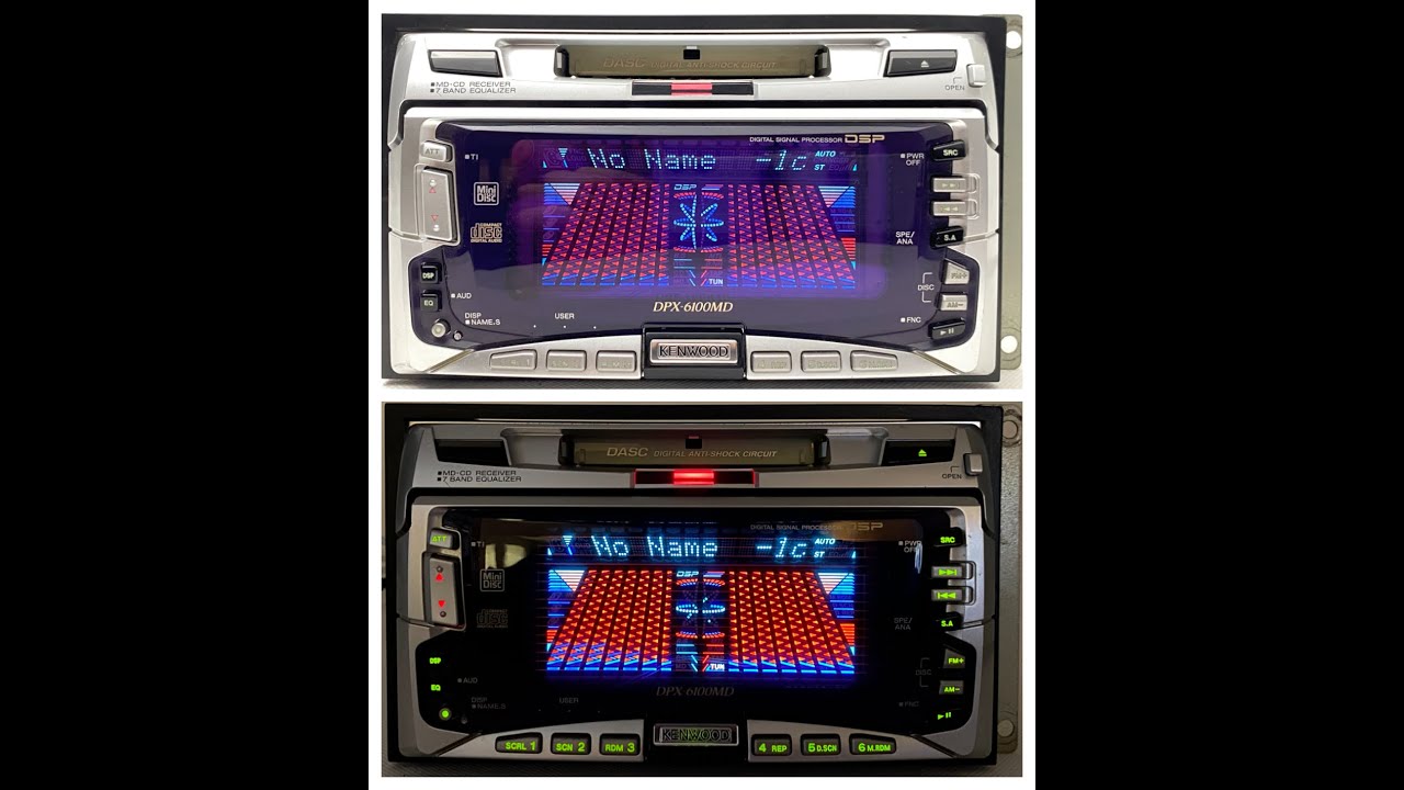 2000s Kenwood DPX-6100MD Car CD MD Mini Disc Radio Player - For