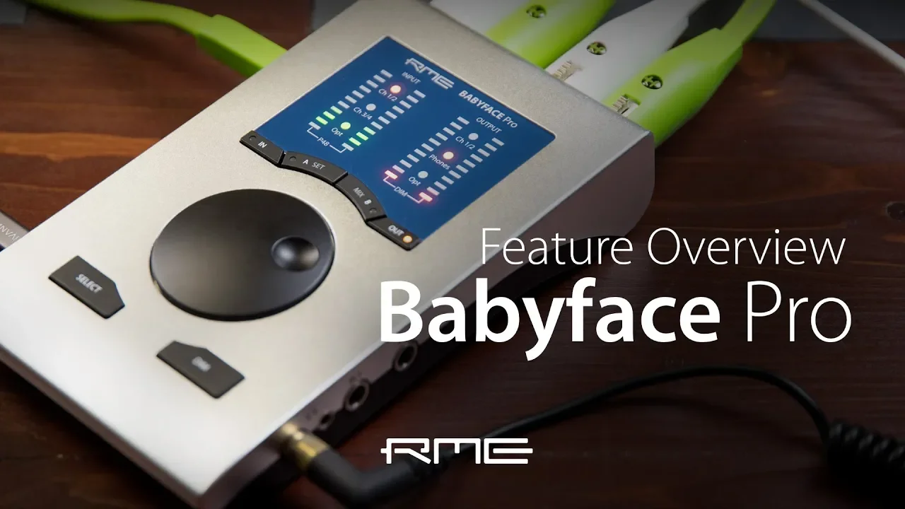 RME Babyface Pro FS USB Audio Interface with Headphones & Mic