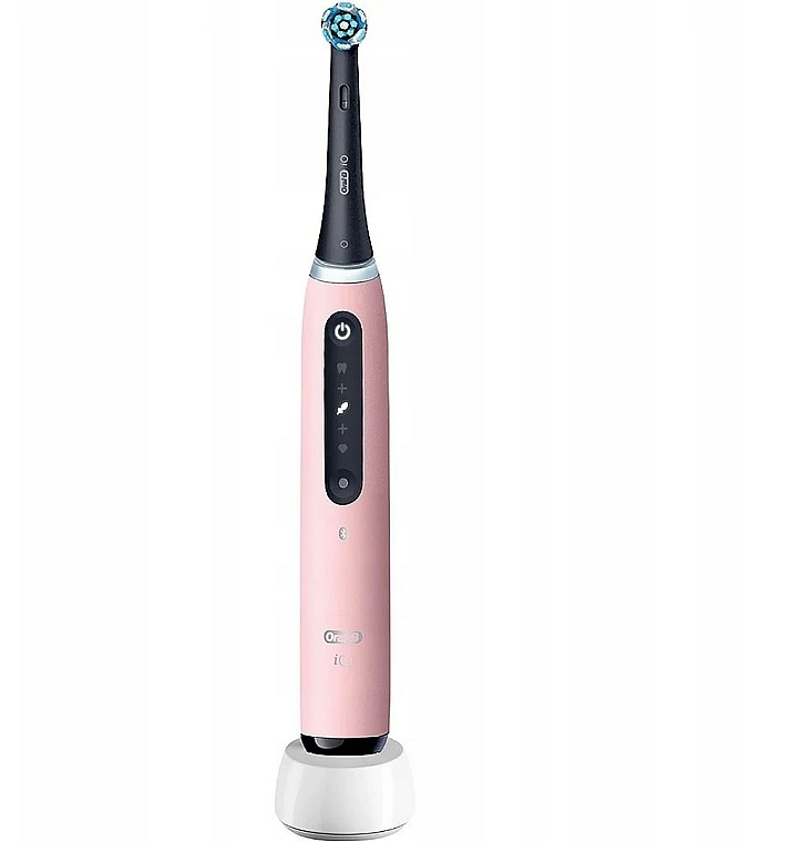 Oral-B iO Series 5 Pink - Spazzolino elettrico, rosa, con custodia