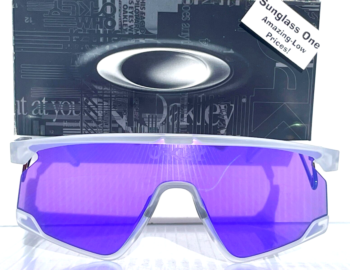 NEW Oakley BXTR Metal Matte Clear PRIZM Violet Purple Lens