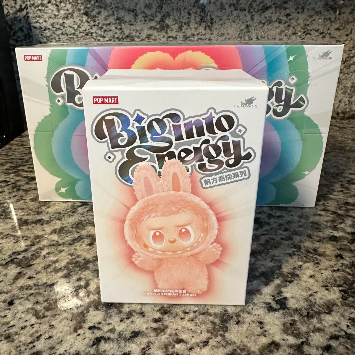 100% Authentic Popmart Labubu V3 Big Into Energy Plush 1pcs Blind