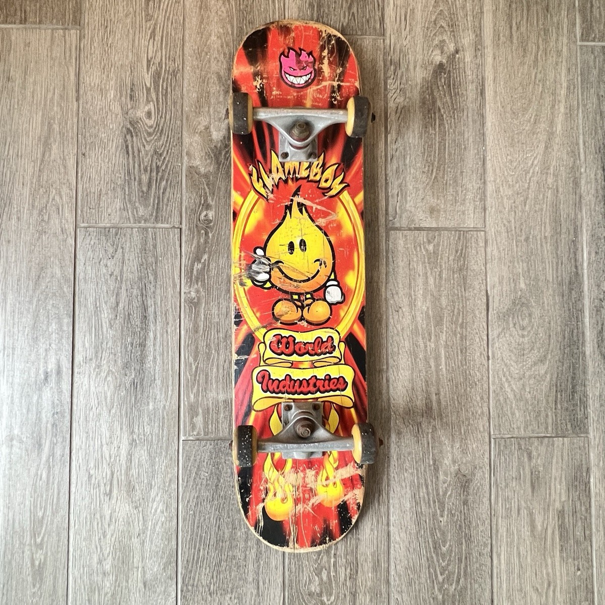 Vintage 1996 World Industries “Flameboy” Debut Skateboard Complete