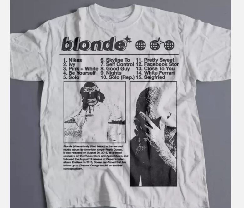 Frank Ocean T Shirt, Frank Ocean Graphic Tee, Frank Ocean Merch