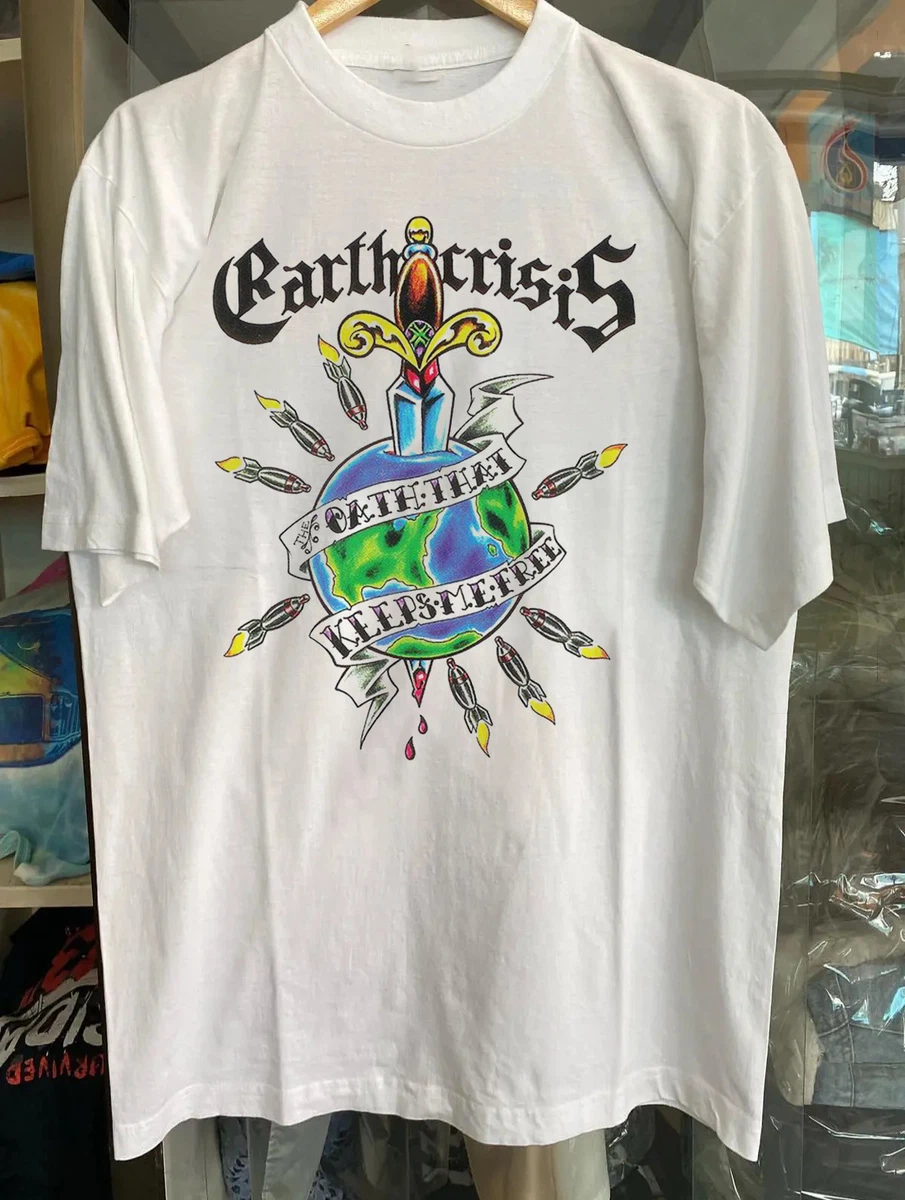 Earth Crisis バンド Tシャツ 半袖 USA製 XL 90s Earth Crisis Vegan