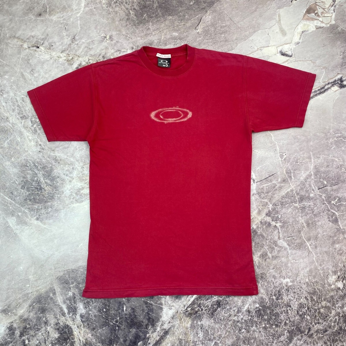 Oakley Software Icon T-Shirt Vintage Y2K 90s Surfer Red Logo M | eBay