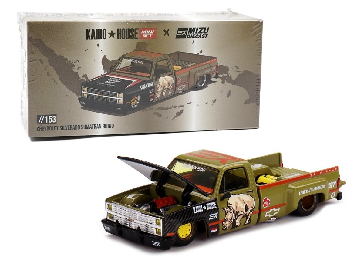 Kaido House x Mini GT x Mizu 1:64 Chevrolet Silverado “Sumatran