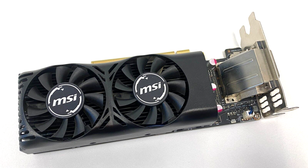 MSI GeForce GTX 1050 Ti 4GT LP 4GB Low Profile Video Graphics Card